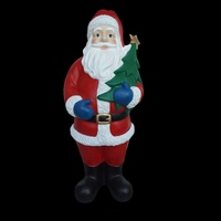 108cm Resin Santa Holding Christmas Tree - taking orders for 2024