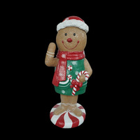 92cm Peppermint Candy Gingerbread Boy - taking orders for 2024
