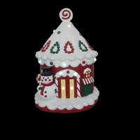 Light Up Resin Christmas Candy House