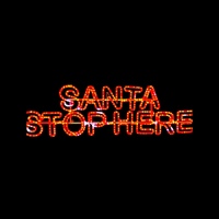 LED Santa Stop Here Rope Light Motif - 1.8m long - FREE SHIPPING