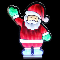 74cm LED Infinity Santa 
