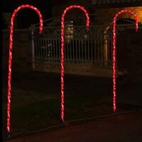 3 Giant Candy Canes - 160cm - avail October 24