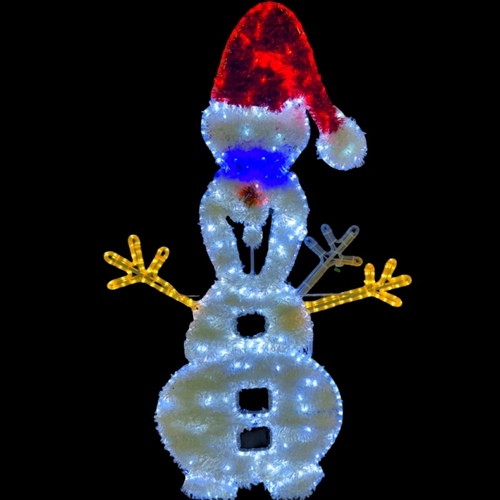 Frozen Snowman Waving Rope Light Motif 