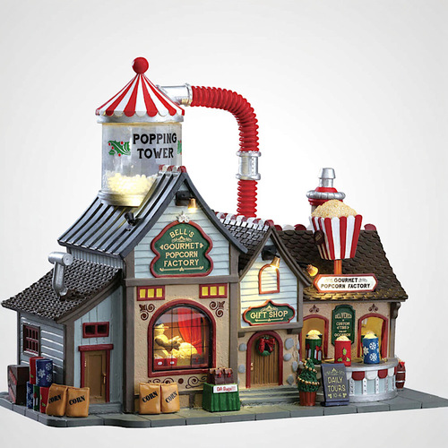 Lemax Bell's Gourmet Popcorn Factory-Avail August 24