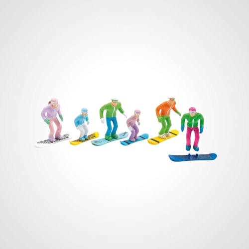 JC Standing Snowboarding Figurines