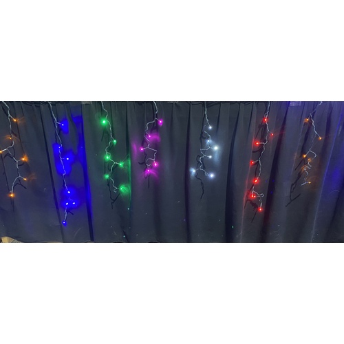 10M Multi LED Icicles- 6 colours - FREE SHIPPING