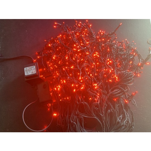 25M Red LED Icicles 