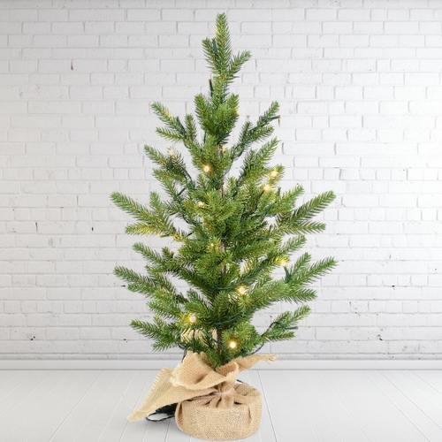 60cm Warm White Battery Christmas Tree 
