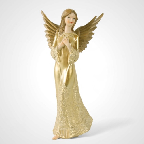 30cm Gold Resin Angel