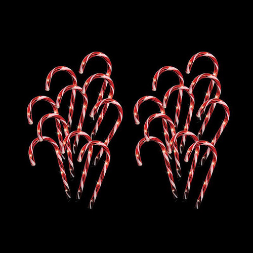 LED Path Candy Canes - 20 canes