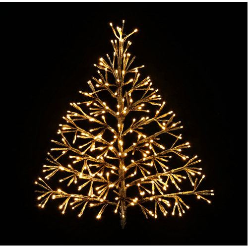 LED Gold Sparkle Wall Tree-60cm