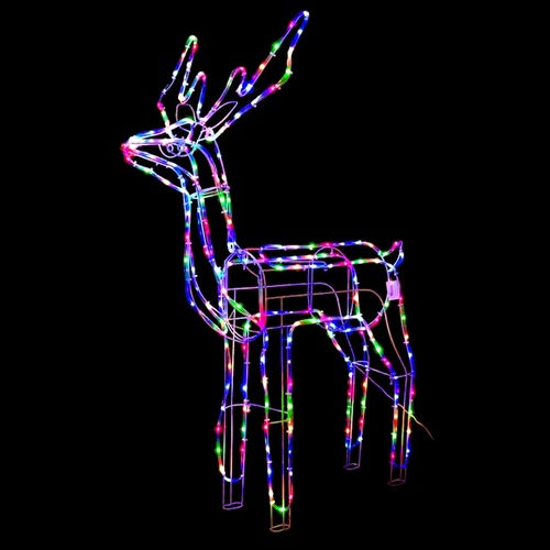 Multi LED Tubelight Standing reindeer - avail October 24