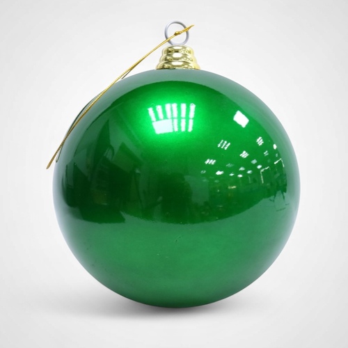 200mm Green Bauble - avail October 2024