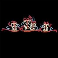 5.4m Warm White/Red Giftboxes Rope Light Motif 