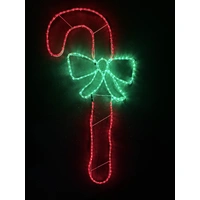 127cm Tall Candy Cane Rope Light Motif