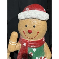 92cm Resin Peppermint Candy Gingerbread Boy