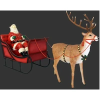 Large Sitting Santa for Jumbo Sleigh 