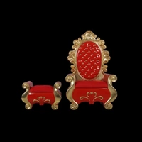 Resin Christmas Chair Footstool 