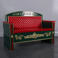 Large Resin Christmas Bench 