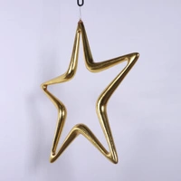 40" Gold Resin Christmas Star