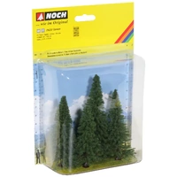 Noch 25232 Fir Trees - set of 4 - HO Scale