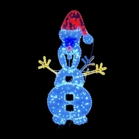 Frozen Snowman Waving Rope Light Motif  