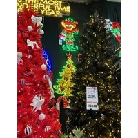 150cm Elf Waving/holding Present Rope Light Motif 