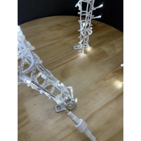 3D White Reindeer 1.2m high.