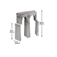 NOCH 58664 Curved Quarrystone Viaduct HO Scale Radius R1