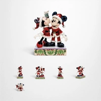 17cm Mickey and Minnie Mistletoe