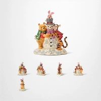 Disney Traditions - 18cm Pooh & Friends Snowman