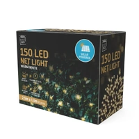 Warm White Solar Net Light 2.5m x 1.3m
