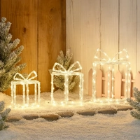 Set of 3 Acrylic Flat Giftboxes