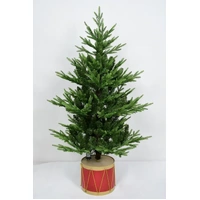 4 Foot Potted Warm White Christmas Tree 