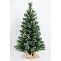 90cm Warm White Battery Lit Christmas Tree