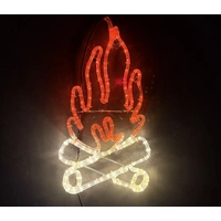 Aussie Campfire Rope Light Motif