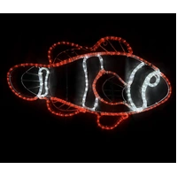 Clown Fish Rope Light Motif