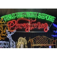 'Twas The Night Before Christmas Rope Light Motif 