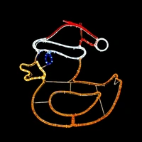 Christmas Duck Rope Light Motif 