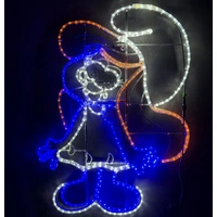 Blue Elf Girl Rope Light Motif