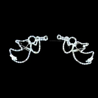 Left Facing White Angel Rope Light Motif