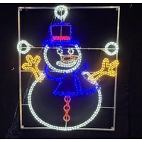 Juggling Snowman Rope Light Motif 