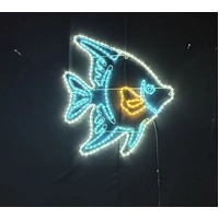 New Aqua Fish Rope Light Motif
