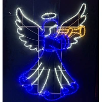 150cm Twinkling Angel Rope Light Motif 