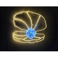 Pearl Clam Rope Light Motif 