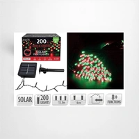 Red & Green Solar Fairy String - 12m