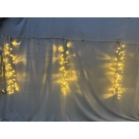 Commercial 10m Warm White Waterproof Cluster Curtain -240V