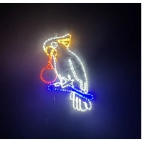 Cockatoo Rope Light Motif with Bauble