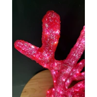 Red 3D Acrylic Coral 80cm high