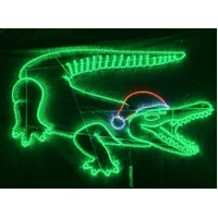 Large Crocodile Rope Light Motif